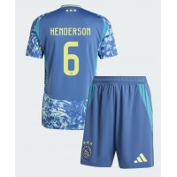 Otroški Nogometni dresi Ajax Jordan Henderson #6 Gostujoči 2024-25 Kratek Rokav (+ Kratke hlače)